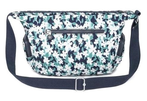 Smart Bags Krinkıl Çiçekli Smb3167 Çiçekli Kadın Omuz Çantası Yeşil