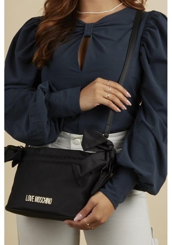 Love Moschino Jc4198Pp0Hke100A Kadın Omuz Çantası Siyah