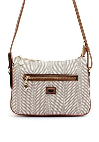 Silver Polo 818 Kadın Omuz Çantası Bej