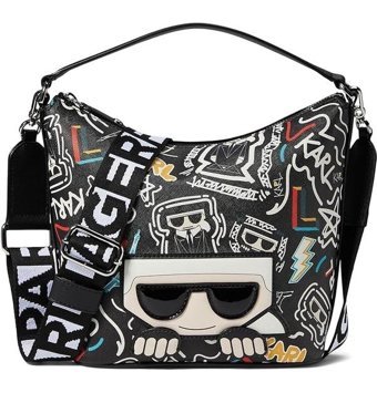 Karl Lagerfeld Paris Maybelle Bucket Kadın Omuz Çantası Siyah