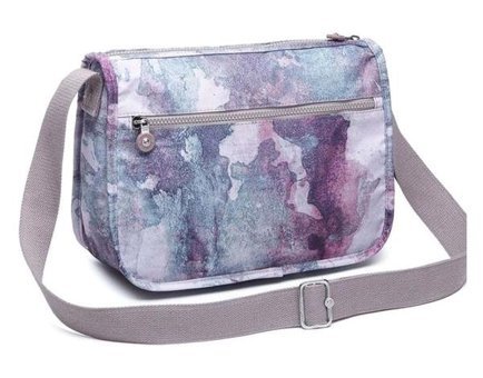 Smart Bags Krinkıl Çiçekli Smb3164 Kadın Omuz Çantası Çok Renkli