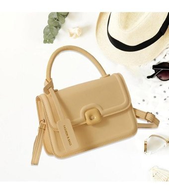 Magideal Suntek Çanta Trendy Küçük Doğum Kadın Omuz Çantası Sarı