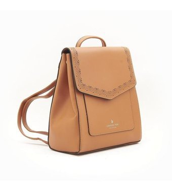 London Fog Camille Backpack 22986 Kadın Omuz Çantası Taba