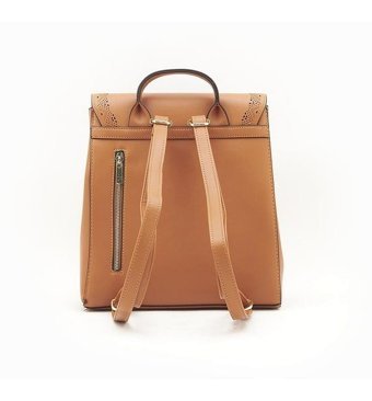 London Fog Camille Backpack 22986 Kadın Omuz Çantası Taba