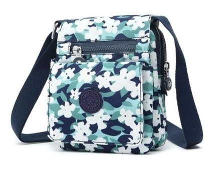 Smart Bags Krinkıl Çiçekli Smb119 Kadın Omuz Çantası Yeşil