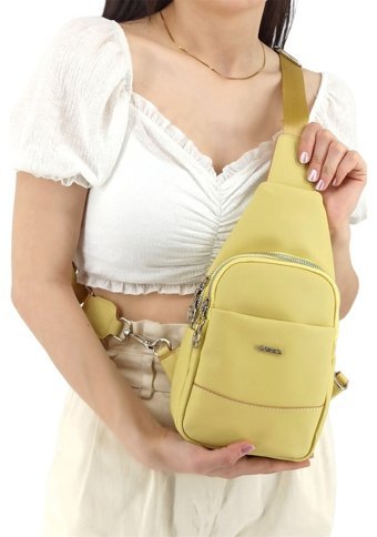 Çlk Accessories Free Bag Ön Kadın Omuz Çantası Sarı