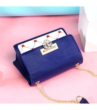 Jzcat Sevimli Moda Taşınabilir Kadın Omuz Çantası Mavi