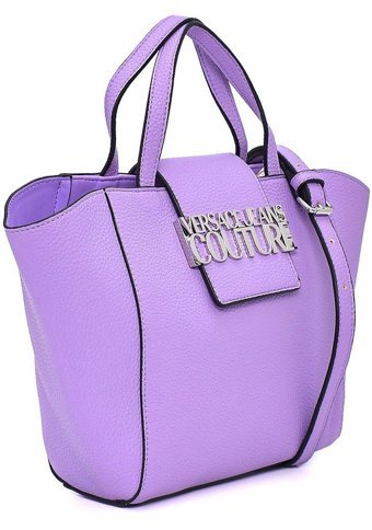 Versace Jeans Couture Logo Detaylı Mini Kadın Omuz Çantası Lila