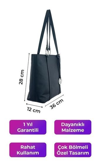 Kriste Bell 7201 Kadın Omuz Çantası Siyah