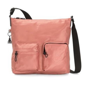 Kipling Panka Büyük Boy Satın Rust Kadın Omuz Çantası Pembe