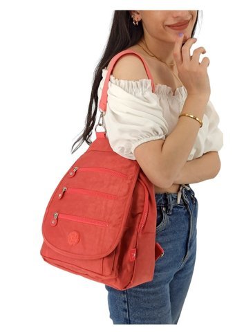 Çlk Accessories Hem Hem Omuz Kırinkıl Kumaş . Kadın Omuz Çantası Pembe