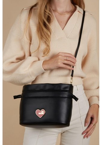 Love Moschino Jc4274Pp0Hkn0000 Kadın Omuz Çantası Siyah