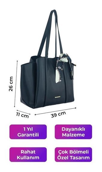 Kriste Bell 7180 Kadın Omuz Çantası Siyah