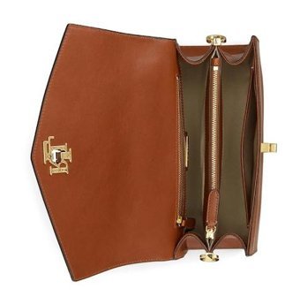 Polo Ralph Lauren Farrah 431915781 Kadın Omuz Çantası Kahverengi