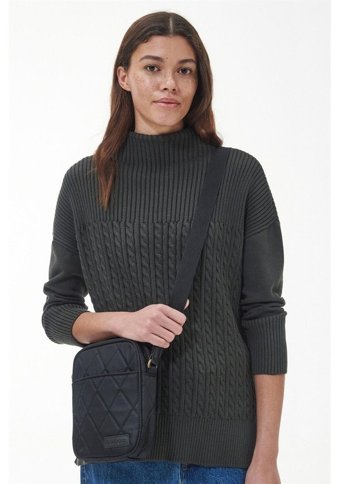 Barbour Quilted Bk11 Bk11 Kadın Omuz Çantası Siyah