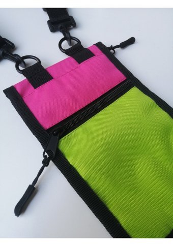 Vatkalimon Unisex Kadın Omuz Çantası Pembe - Yeşil