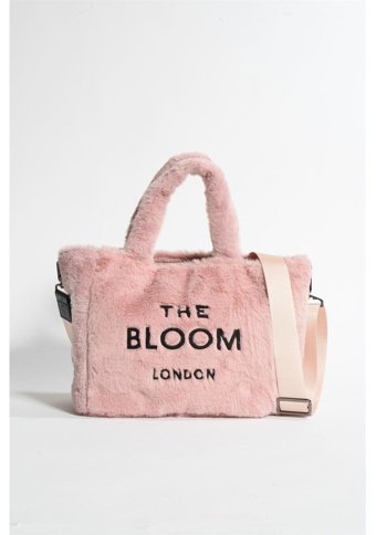 The Bloom London Pamuk Kadın Omuz Çantası Pembe