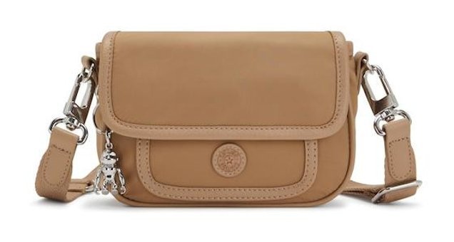 Kipling Inaki S Soft Almond Kadın Omuz Çantası Kahverengi