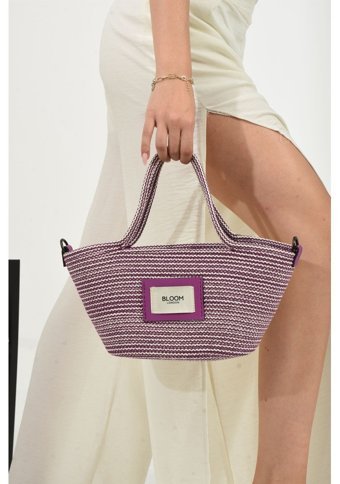 The Bloom London Mini Kadın Omuz Çantası Mor