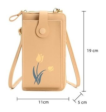 Sunnystore Ss Yuekeda Çiçek Kadın Omuz Çantası Siyah