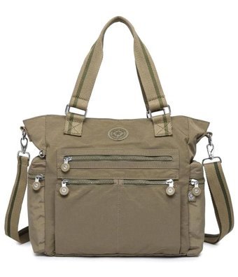 Smart Bags L Kumaş Kadın Omuz Çantası Gri