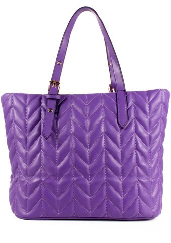 Luwwe Bag'S Nakışlı Kemer Tarz Ayarlanabilir Saplı Kol 1725 Kadın Omuz Çantası Mor