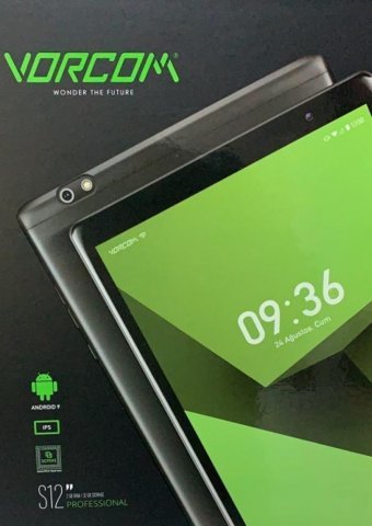 Vorcom S12 32 GB Android 2 GB Ram 10.1 İnç Tablet Gümüş