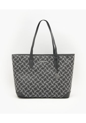 French Connection 22920 Fc Chantal Monogram Tote Kadın Omuz Çantası Siyah