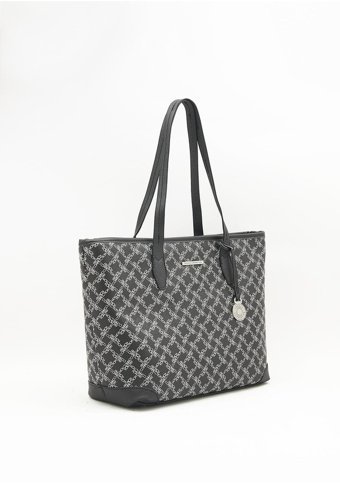 French Connection 22920 Fc Chantal Monogram Tote Kadın Omuz Çantası Siyah
