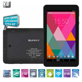 Sunny SN7014M 8 GB Android 1 GB Ram 7.0 İnç Tablet Siyah