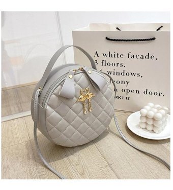 Worryfreeshopping Lbw Çok Yönlü Kadın Omuz Çantası Gri
