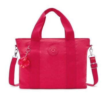 Kipling Minta L Büyük Boy Confettı Kadın Omuz Çantası Pembe