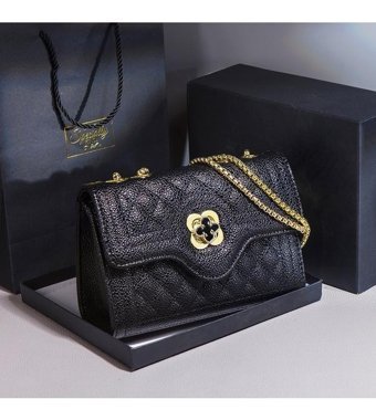 Jzcat Niş Moda Taşınabilir Çok Yönlü Kadın Omuz Çantası Siyah