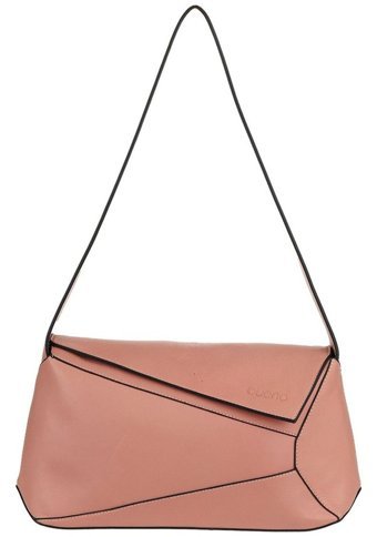 Bueno Shoes 01Wby3624 Deri Deri Kadın Omuz Çantası Pembe