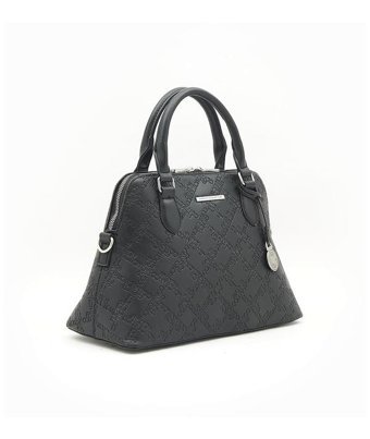 French Connection 23278 Fc Monogramdome Satchel Kadın Omuz Çantası Siyah