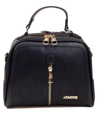 Armine 302 si Armine302R1534 Kadın Omuz Çantası Siyah