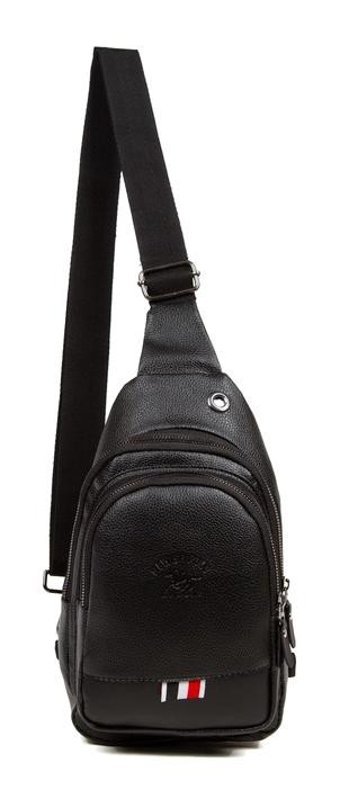 Newish Polo Unisex Kulaklık Çıkışlı Kadın Omuz Çantası Siyah