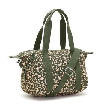 Kipling Art Mini Fresh Floral Kadın Omuz Çantası Yeşil - Bej
