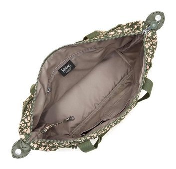 Kipling Art Mini Fresh Floral Kadın Omuz Çantası Yeşil - Bej