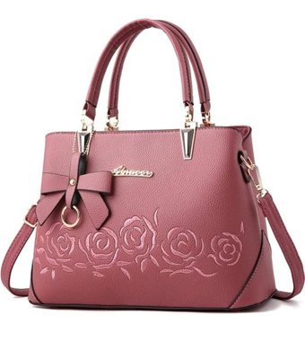 Globeasy Kore Tarzı Kız Rahat Moda Kadın Omuz Çantası Pembe