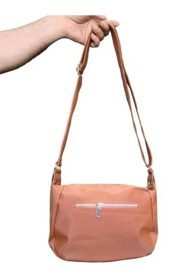 Mygeppetobag Ve Ayarlanabilir Kadın Omuz Çantası Taba