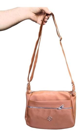 Mygeppetobag Ve Ayarlanabilir Kadın Omuz Çantası Taba