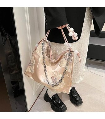 Boutiques Büyük Kapasiteli Kadın Omuz Çantası Pembe
