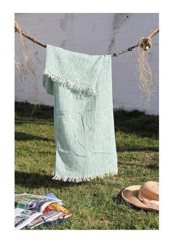Baveno Mikrofiber Plaj Havlusu Lacivert