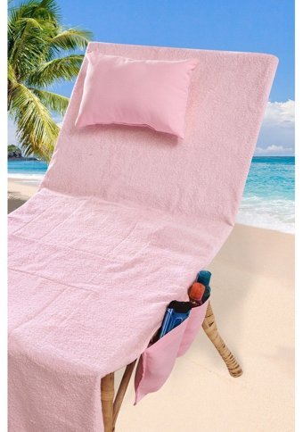 Louis Marie Pamuk Plaj Havlusu Pembe