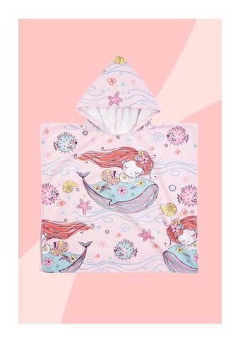 Ender Home Mermaidson Pamuk Plaj Havlusu Pembe
