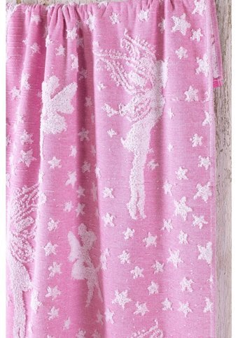 Mariva Home Pamuk Plaj Havlusu Beyaz - Pembe