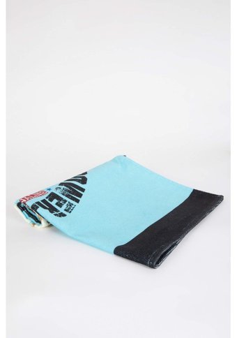 Defacto Z9561A623SMBE1 Pamuk - Polyester Plaj Havlusu Mavi