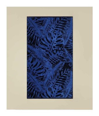 Hobby Palm Pamuk - Polyester Plaj Havlusu Mavi