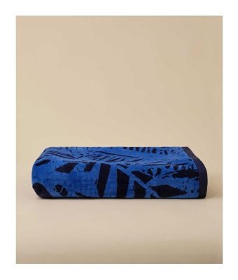 Hobby Palm Pamuk - Polyester Plaj Havlusu Mavi